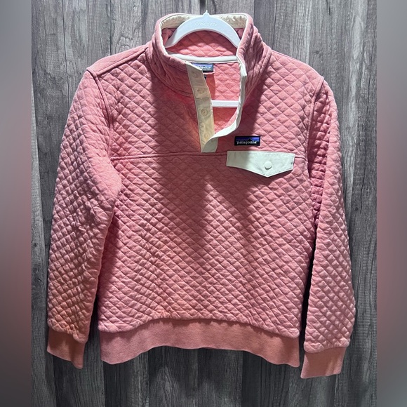 Patagonia Women’s Organic Cotton Quilt 
Pullover Worn Wear Sz Small EUC - Picture 2 of 6